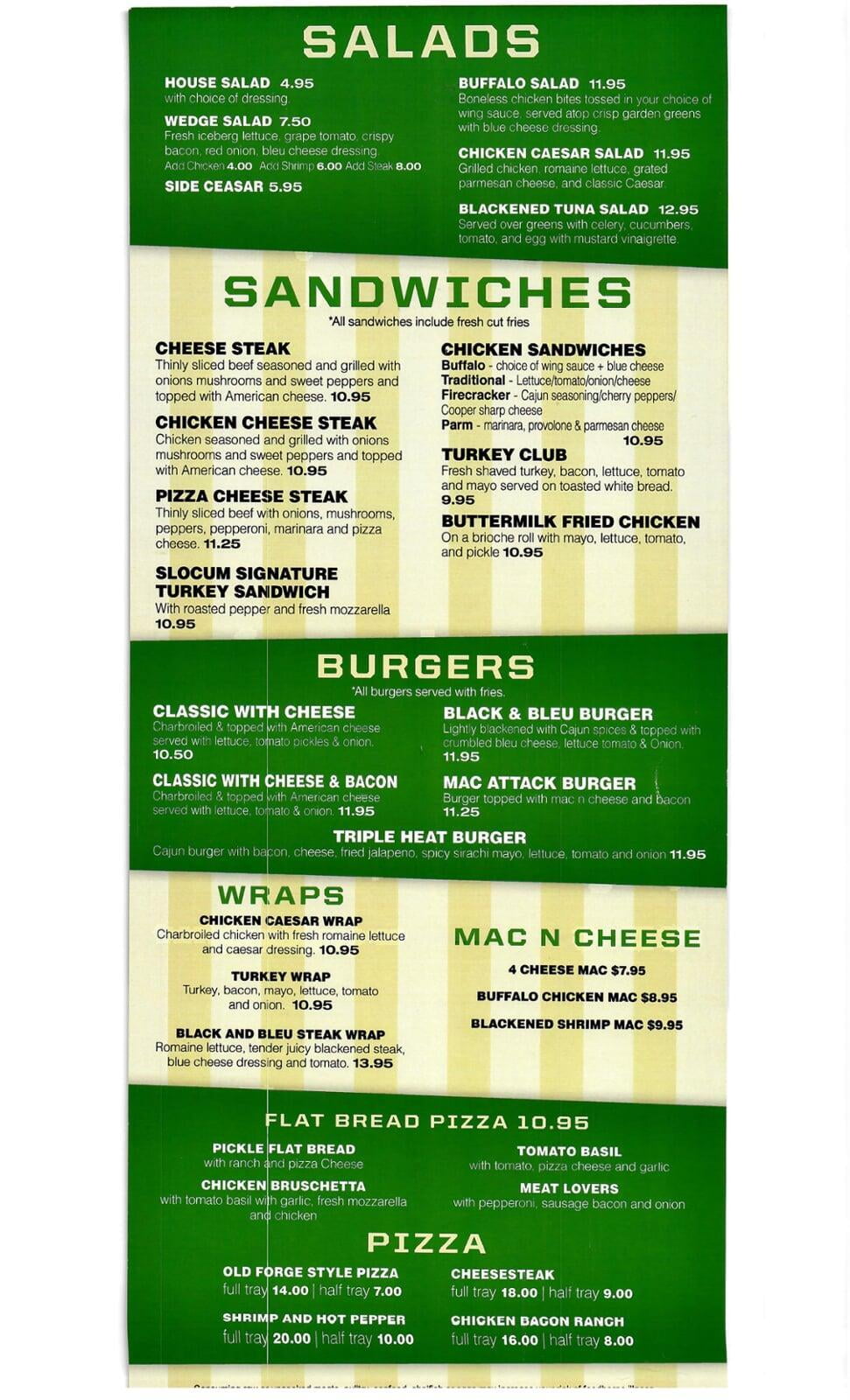 new menu back 